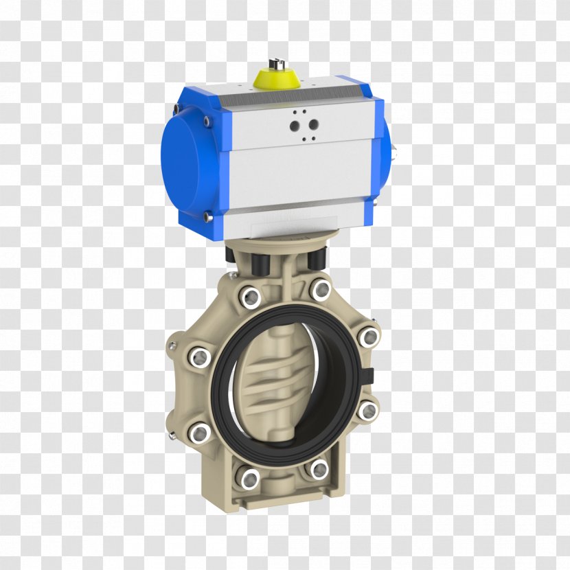 Butterfly Valve Flange Nominal Pipe Size - Pneumatics - Hydraulics Transparent PNG