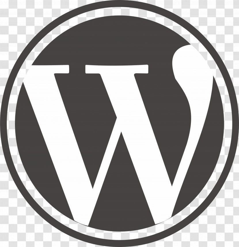 WordPress Logo Blog Clip Art - Text Transparent PNG