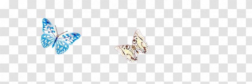 Earring Pollinator Jewellery Pattern - Butterfly Transparent PNG