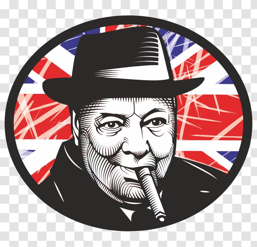 Winston Churchill United Kingdom Vector Graphics Clip Art Illustration Transparent PNG