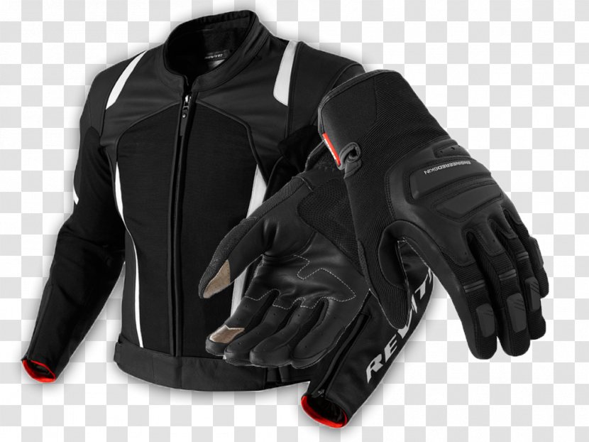Leather Jacket REV'IT! Motorcycle - Safety Glove Transparent PNG