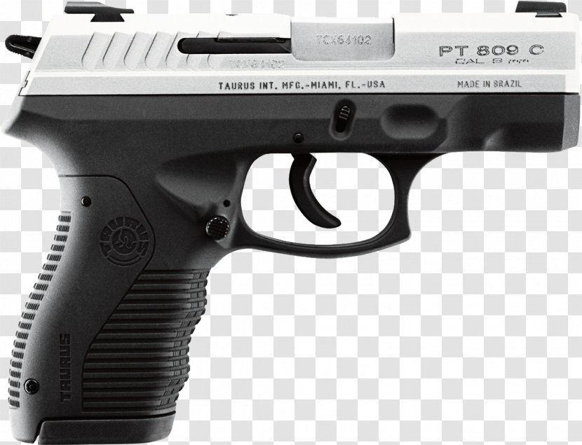 Trigger Taurus PT24/7 9×19mm Parabellum Pistol - Gun Accessory Transparent PNG