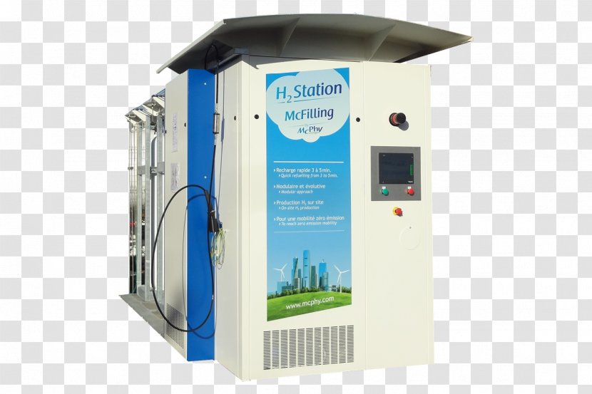 McPhy Energy Hydrogen Station Production Power-to-gas - Filling Transparent PNG