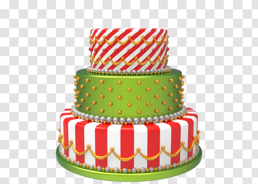 Birthday Cake Christmas Sugar Pandan - Royal Icing Transparent PNG
