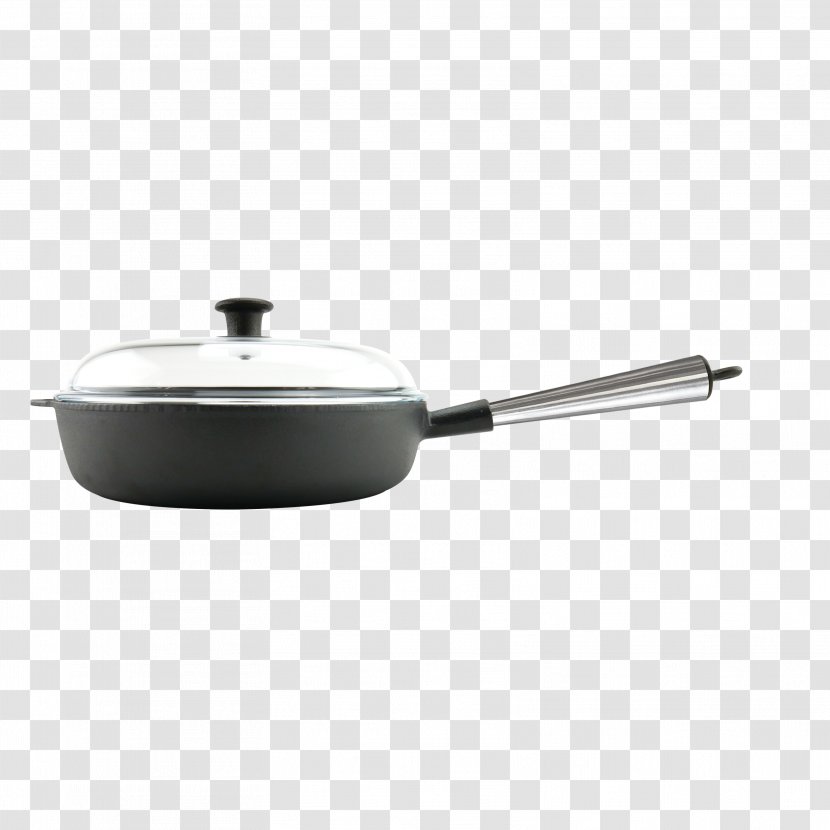 Frying Pan Cast Iron Lid Steel Tableware - Handle Transparent PNG
