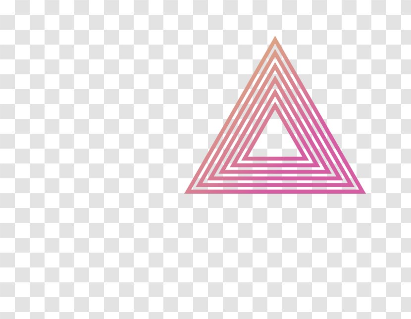 Hedge Maze Labyrinth - Triangle - Pink Transparent PNG