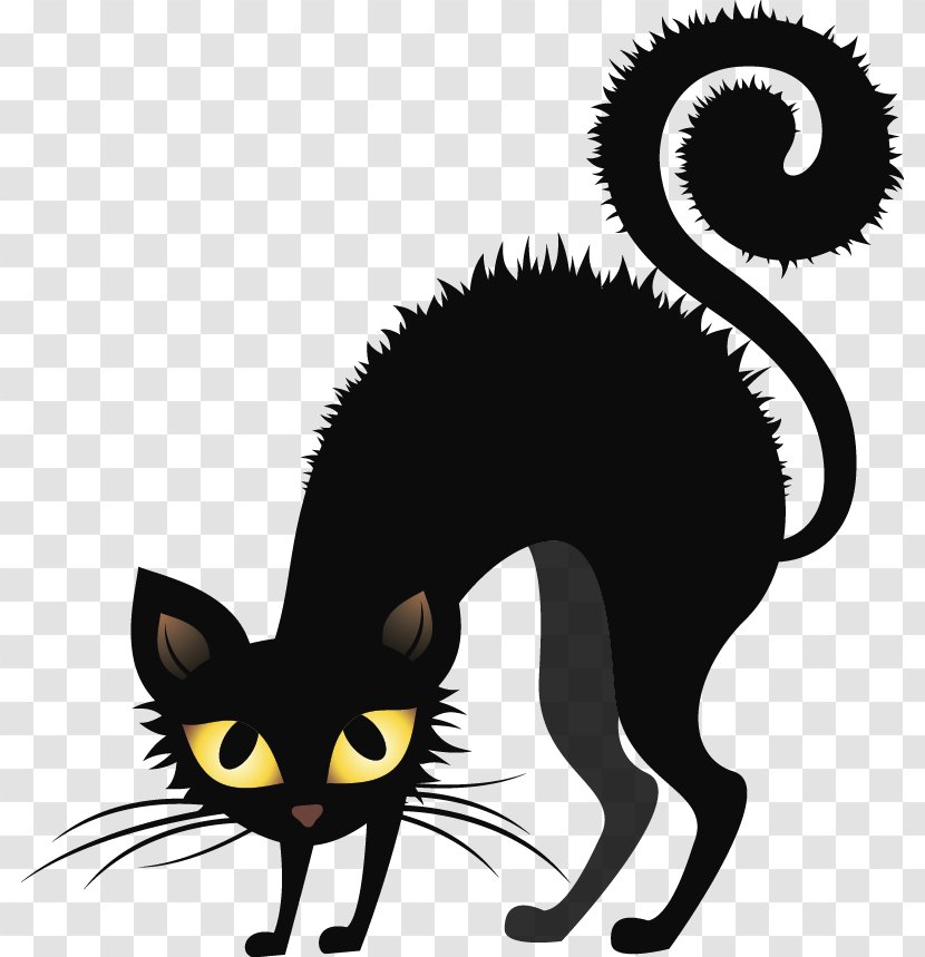 Black Cat Clip Art - Document - Jeepers Creepers Transparent PNG