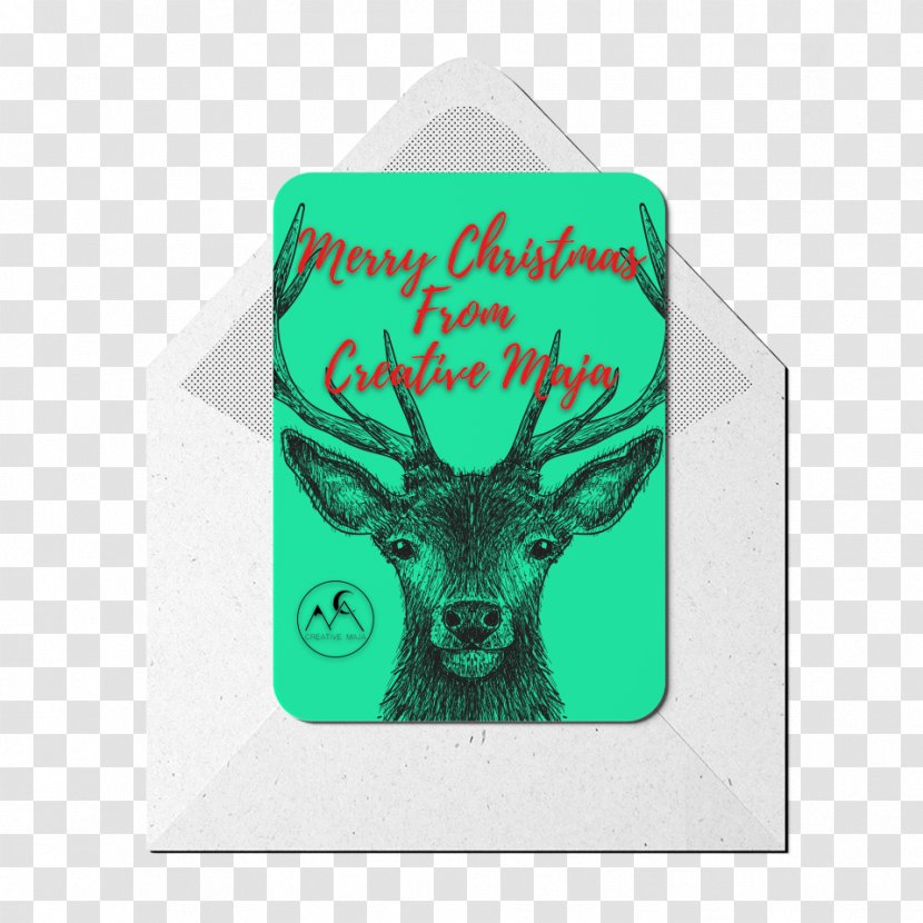 Reindeer Christmas Card Day Creative Maja Tree - Antler Transparent PNG