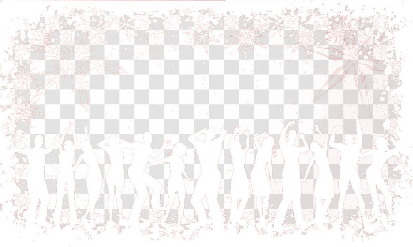 Brand Area Pattern - Rectangle - Christmas Carnival Night Silhouette Transparent PNG
