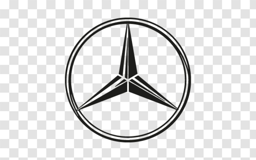 Mercedes-Benz A-Class Car G-Class 150 - Line Art - Benz Logo Transparent PNG