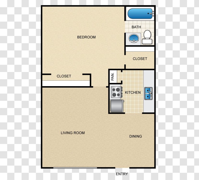 Floor Plan Brand Max Apartamentos La Casita - Software - Apartment Transparent PNG