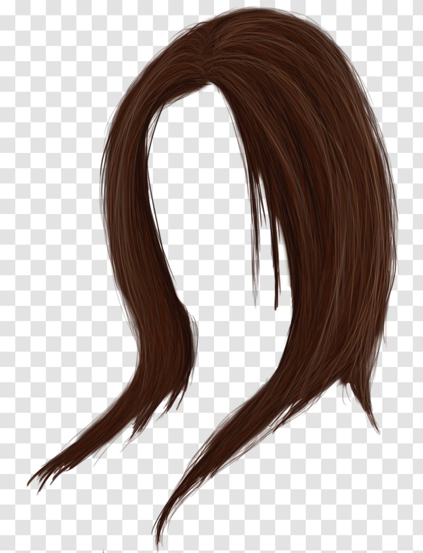 Women Hair Image - Wig - Brown Transparent PNG