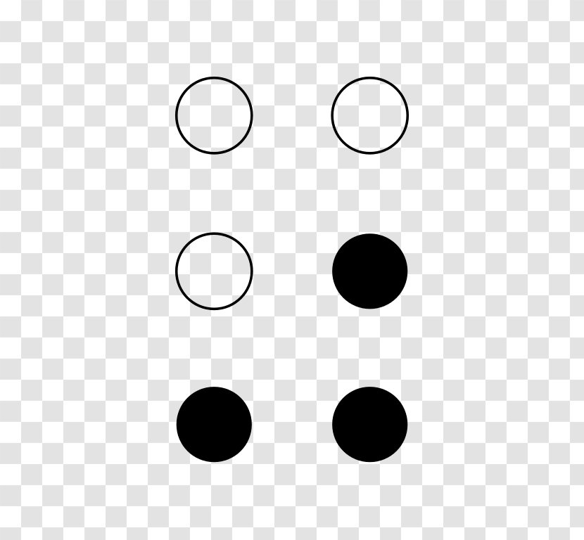 Braille Quotation Mark Tactile Alphabet Blindness - Body Jewelry - Ticker Transparent PNG