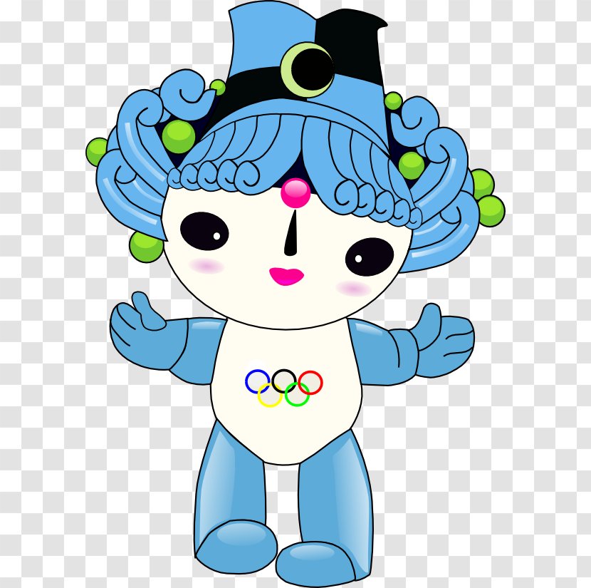 Clip Art Illustration Headgear Flower Cartoon - All Olympic Mascots Transparent PNG