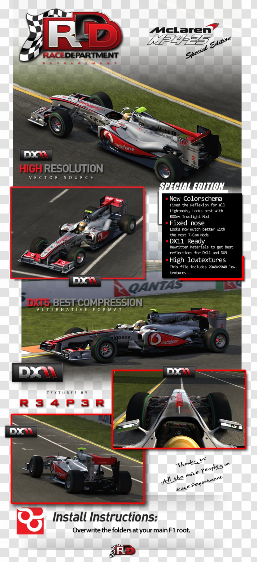 Formula One Car Racing 1 Automotive Design - Motor Vehicle Transparent PNG