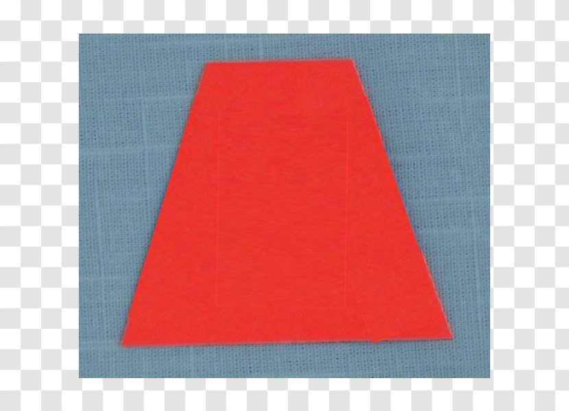 Red Retroreflective Sheeting Triangle Tetrahedron - Glare Material Highlights Transparent PNG