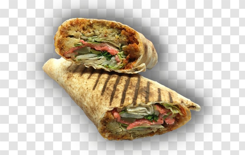Wrap Shawarma Vegetarian Cuisine Mediterranean Kati Roll - Finger Food Transparent PNG