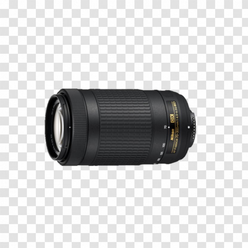 Nikon AF-S DX Nikkor 55-300mm F/4.5-5.6G ED VR Camera Lens Zoom-Nikkor 18-55mm F/3.5-5.6G F-mount - Accessory Transparent PNG