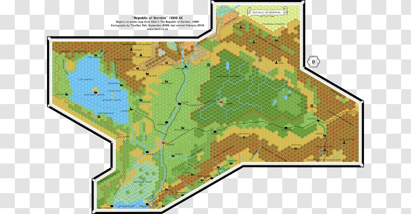 The Republic Of Darokin Alphatia Dungeons & Dragons Five Shires Role-playing Game - Urban Design - Map Transparent PNG