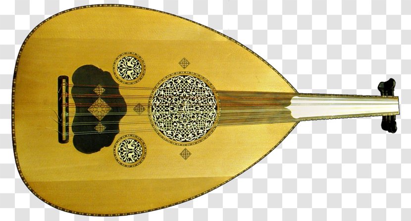 Oud Plucked String Instrument Wikipedia Lute - Frame - Musical Instruments Transparent PNG