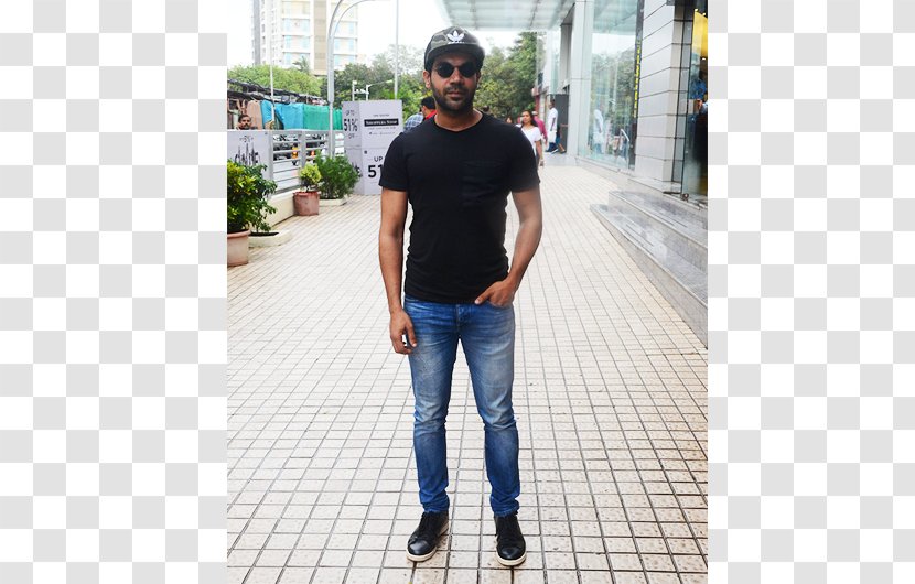 Jeans T-shirt Shoulder Tartan Outerwear - Shahid Kapoor Transparent PNG