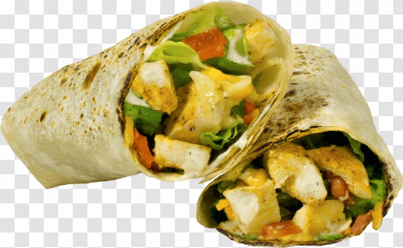 Burrito Shawarma Wrap Kati Roll Vegetarian Cuisine - Mexican - Chapathi Transparent PNG