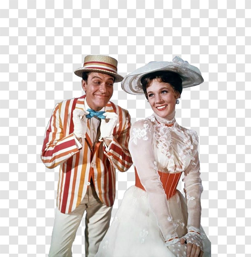 Julie Andrews Mary Poppins Returns Dick Van Dyke Costume - Cliparts Transparent PNG