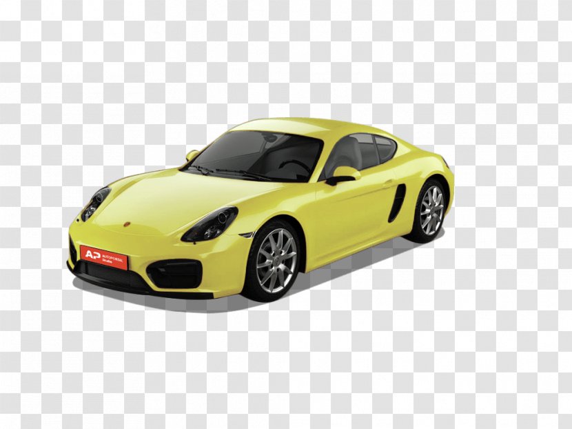 Porsche Boxster/Cayman Model Car Automotive Design - Yellow Transparent PNG