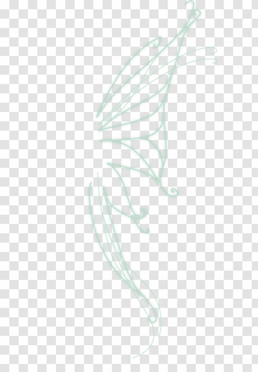 White Fairy Invertebrate Tail Pattern - Drawing - Ru Cliparts Transparent PNG