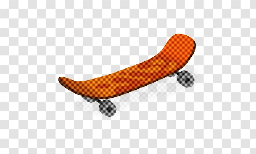 Orange Background - Skateboarding - Sports Equipment Transparent PNG