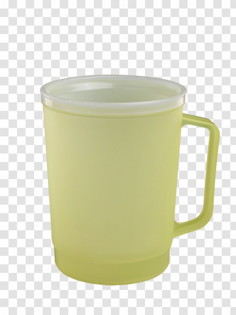 Mug Plastic Coffee Cup Yellow - Oz Transparent PNG