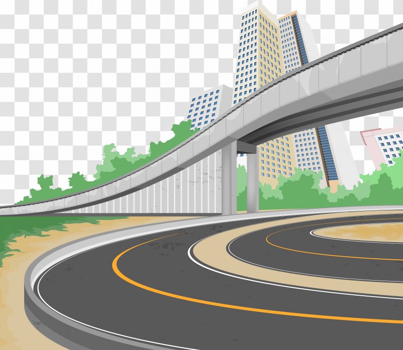 Road Transport Illustration - Structure - Vector Transparent PNG
