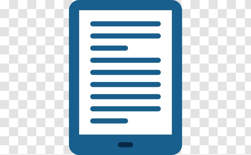 E-book Portable Document Format Icon - Epub - An IPad Transparent PNG