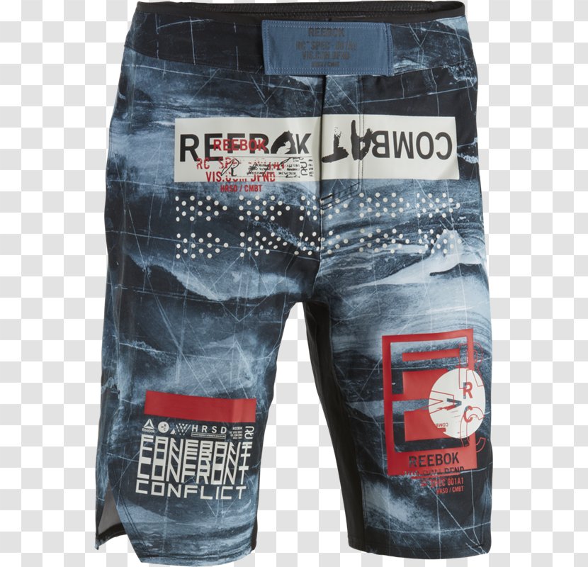 Jeans Reebok Denim Shorts Blue - Watercolor Transparent PNG