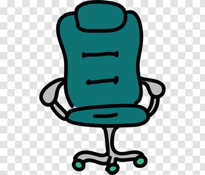 Office & Desk Chairs Animation Cartoon - Sitting - Computer Chair Transparent PNG