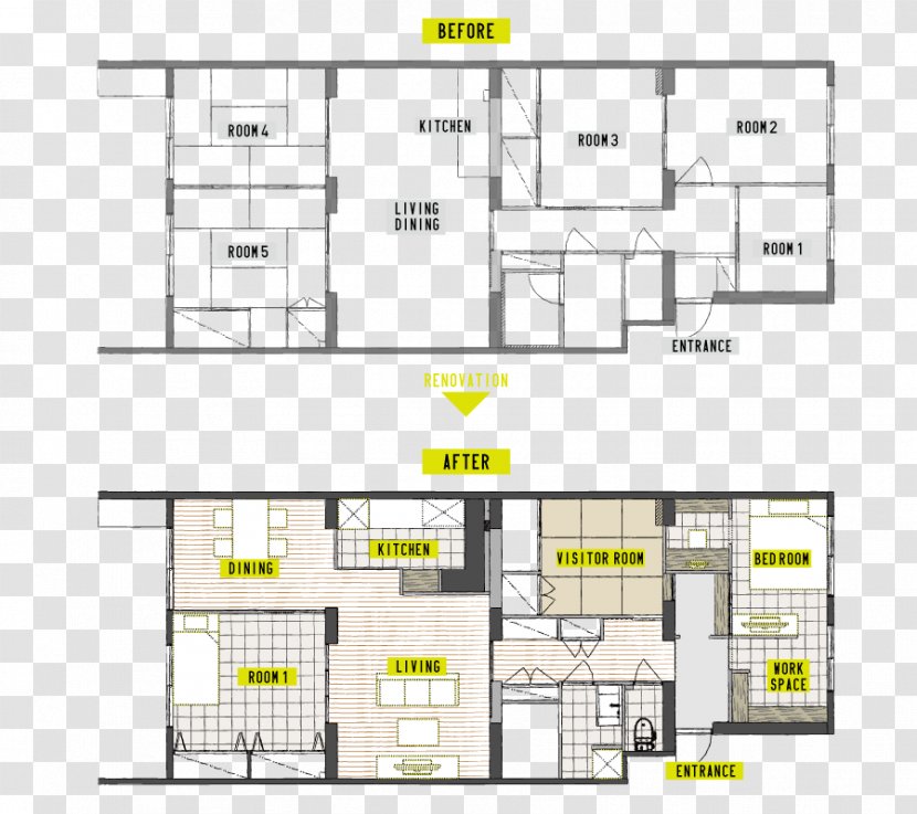 Floor Plan Architecture Product Design House - Diagram Transparent PNG
