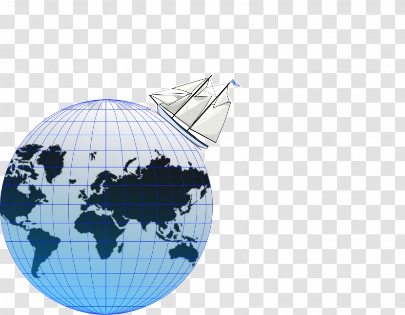Globe World Map - Royaltyfree Transparent PNG
