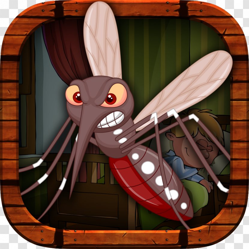 Cartoon Character Fiction - Mosquito Transparent PNG