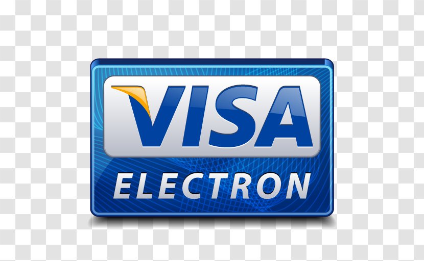 Visa Electron Debit Card Credit - Trademark Transparent PNG