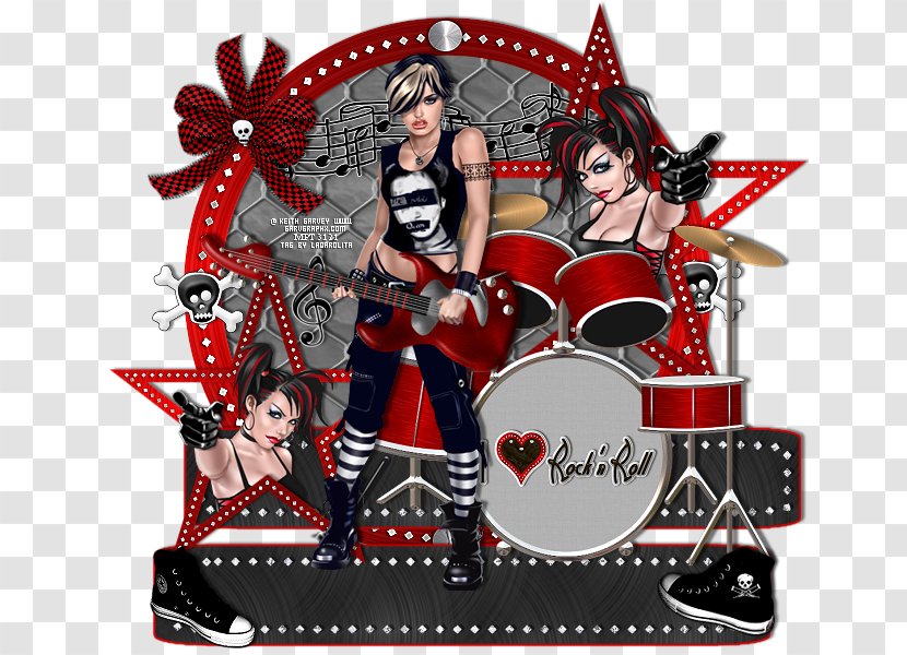 Drums Goths - Heart Transparent PNG