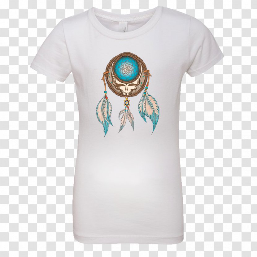 T-shirt Clothing Sleeve Outerwear Turquoise - Boho Dreamcatcher Transparent PNG
