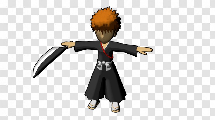 Figurine Cartoon Character Fiction Weapon - Ichigo Kurosaki Transparent PNG