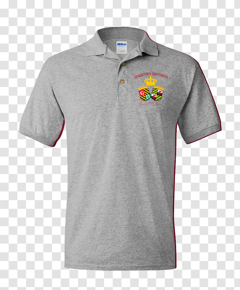 T-shirt Polo Shirt Gildan Activewear Placket - Tshirt Transparent PNG