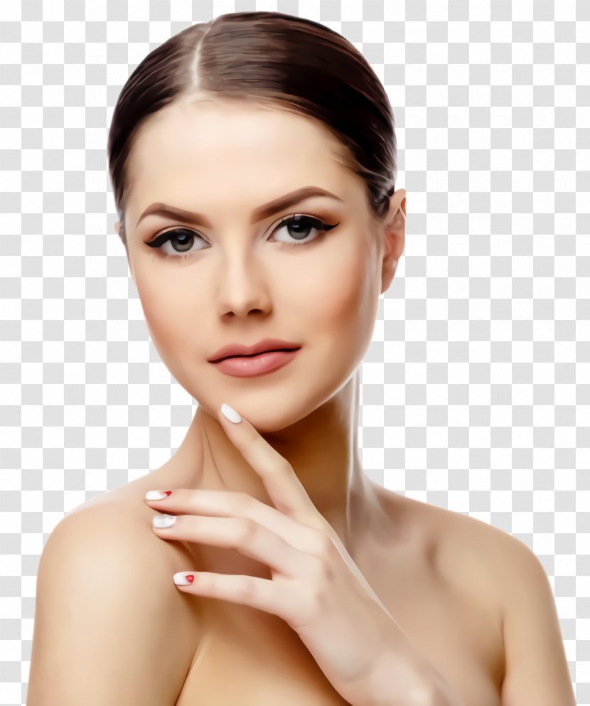 Face Hair Skin Chin Eyebrow - Cheek - Neck Nose Transparent PNG