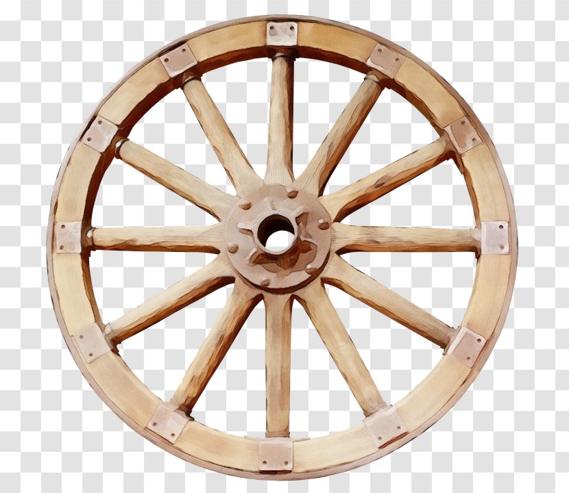 Alloy Wheel Spoke Rim Auto Part - Metal - Bronze Tire Transparent PNG