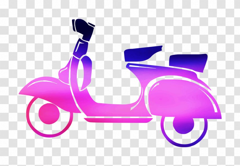 Scooter Vespa Vector Graphics Logo Illustration - Motorcycle - Mode Of Transport Transparent PNG