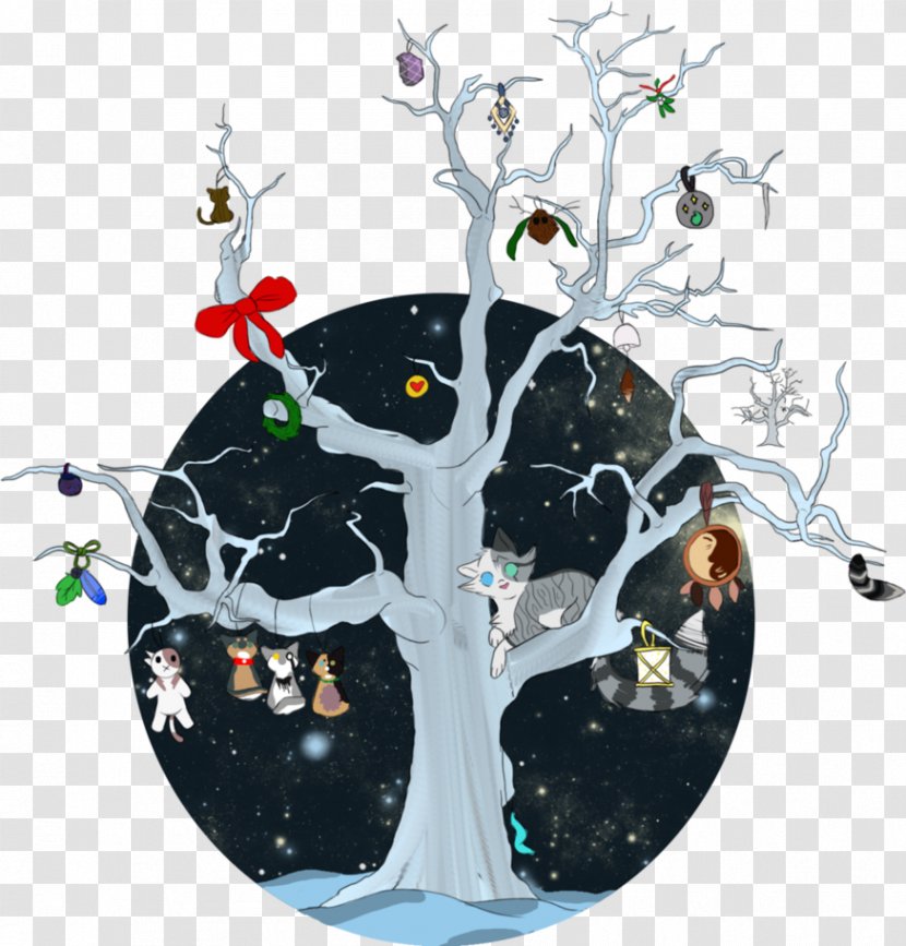 Christmas Ornament Branching Transparent PNG