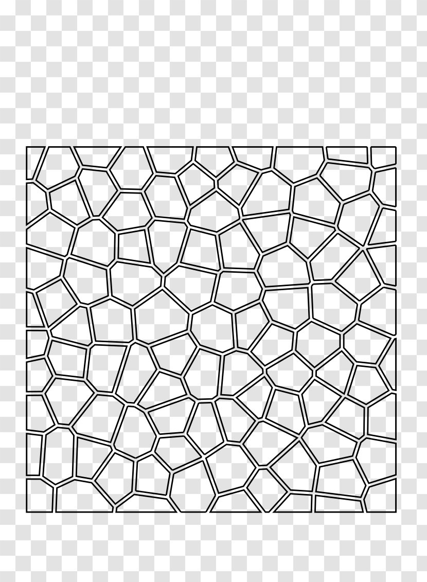 Voronoi Diagram Two-dimensional Space Fibonacci Number Pattern - Point - Grasshopper Transparent PNG