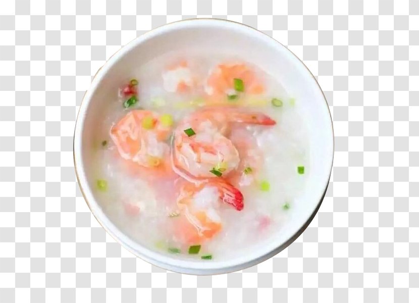 Congee Breakfast Porridge Gruel Chicken Soup - Shrimp, Onion Transparent PNG