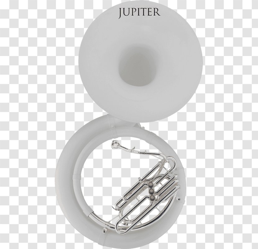 Mellophone Glass Fiber Sousaphone Tuba Musical Instruments - Silhouette Transparent PNG